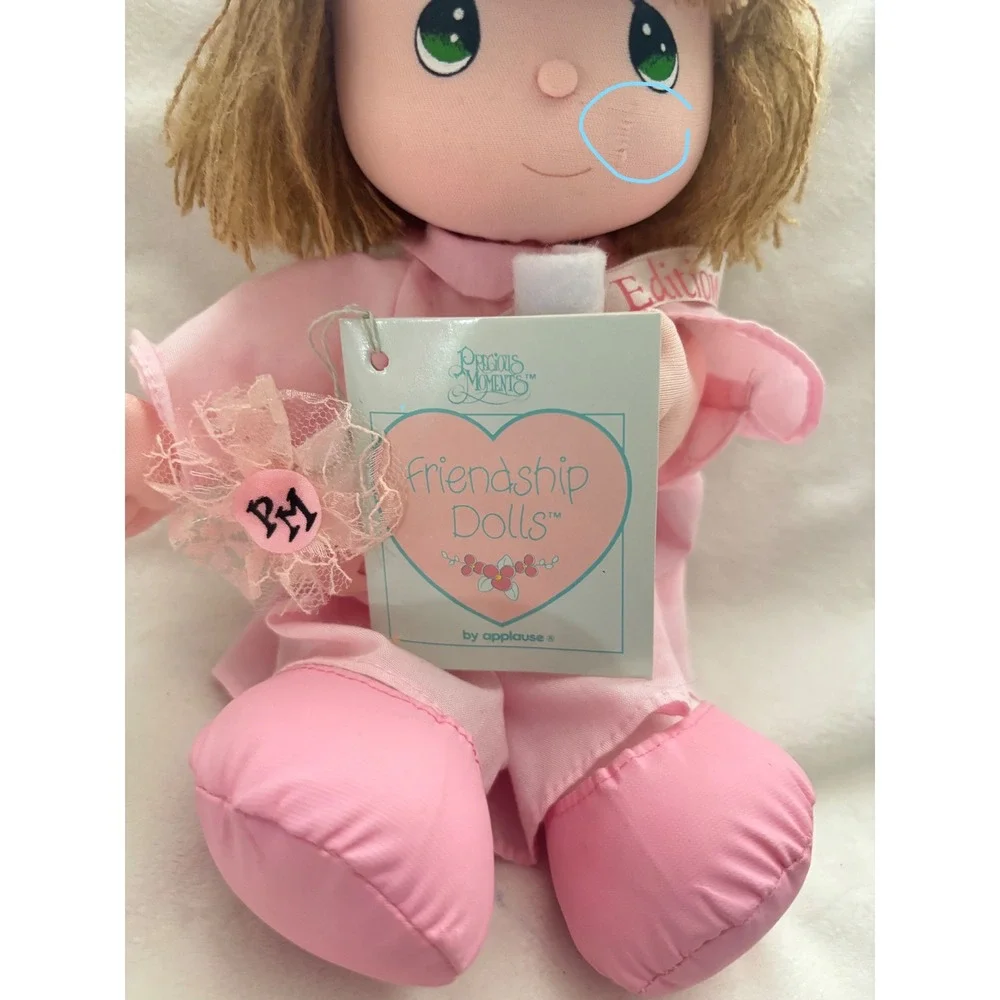 Precious Moments Friendship‎ Dolls Graduation Edition Pink Plush Doll 13